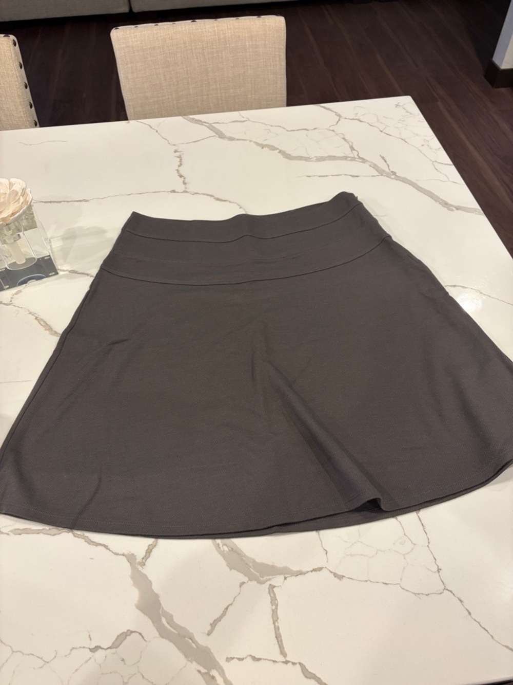 Athleta Dark Gray Circle Skirt - Flared Active Style
